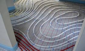 installation chauffage au sol