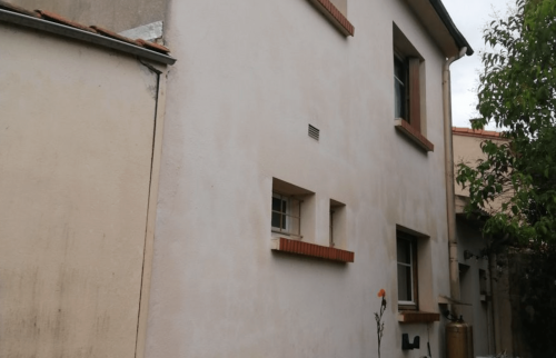 Façade arrière de la maison avant travaux