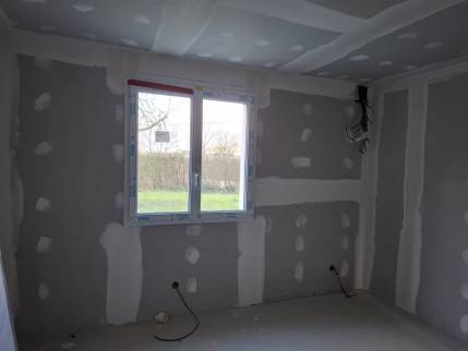 Aménagement de garage en chambre en cours - Villars-les-Dombes 01330