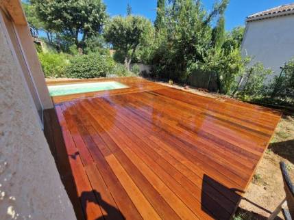 Création terrasse bois Fréjus
