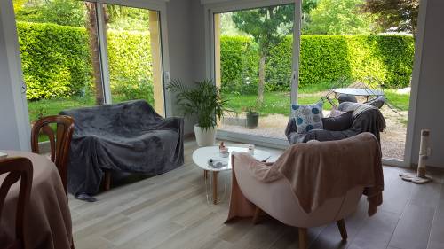 agrandissement maison avec un salon