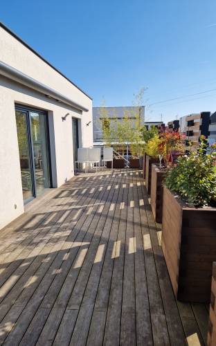Terrasse bois, et brises vue à Rixheim