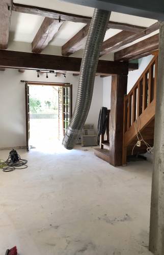 Ragréage et ouverture de mur à Saint Léger en Yvelines