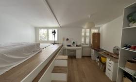  vue d'ensemble de la nouvelle chambre qui a su rester pratique même si la surface est réduite - La Queue lez Yvelines