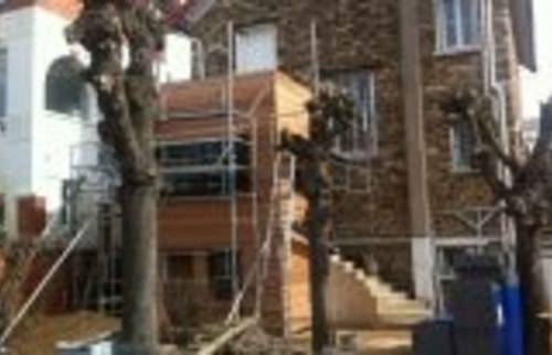 Construction d'un agrandissement de maison à Vaires sur marne