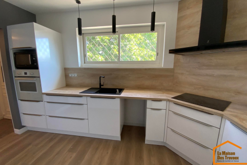 pose d'une cuisine