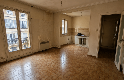 Rénovation appartement Marseille avant travaux.