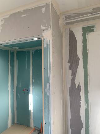 Salle de bain en rénovation à Saint-Grégoire