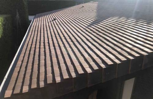 Rénovation d'une toiture à Honfleur