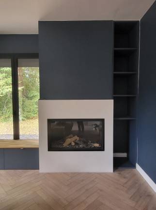 Rénovation de maison avec pose de parquet en chevrons - Montpellier 34000