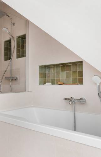 Salle de bain aménagée dans les combles – Aménagement terminé à Vern-sur-Seiche