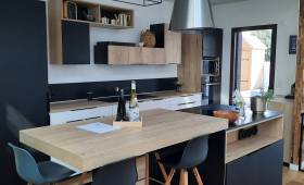 Aménagement de cuisine avec implantation parallèle - Pornic 44210