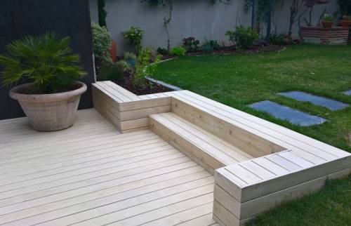 Terrasse en bois à Sautron