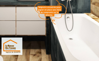 🟠 La réaction de nos clients à la livraison du chantier 💬 : “On adore notre nouvelle salle de bain !”