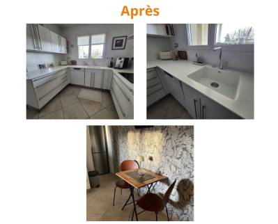Rénovation cuisine avant après Bazas