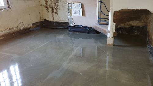 Rénovation chambre humide