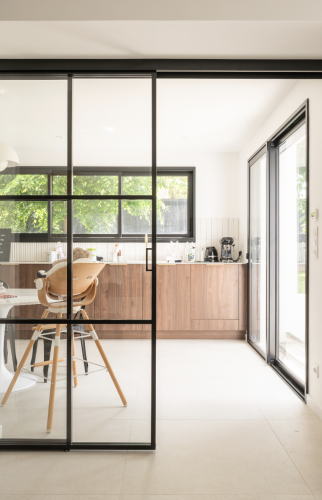 Création d'une extension pour aménager une cuisine à Haute-Goulaine