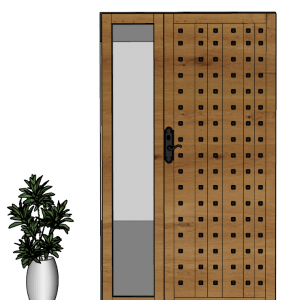 Conception 3D d'une entrée