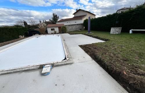 Rénovation d'une terrasse autour d'une piscine (69290 SAINT GENIS LES OLLIERES)