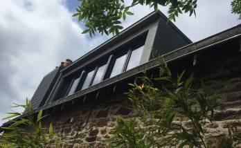 Création d'une lucarne en bardage zinc à Nantes (44)