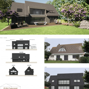 Transformation d’une maison traditionnelle en une maison moderne - Hélène LEVILLAIN - La Maison Des Architectes