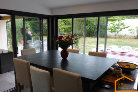 travaux d'extension de maison