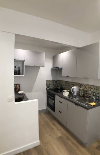 cuisine ouverte rénovée - Paris