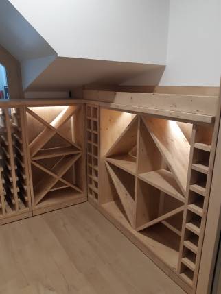 Aménagement d'une cave à vin dans une maison - Meximieux 01800