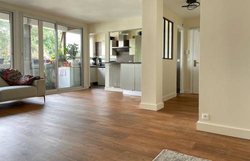 Revêtement PVC imitation parquet bois