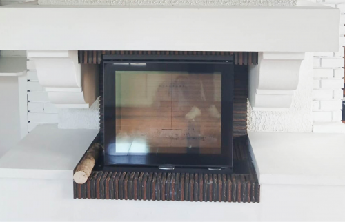 Insert sur-mesure de cheminée