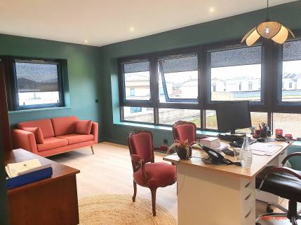 Aménagement d'un plateau de bureaux à Saint-Malo