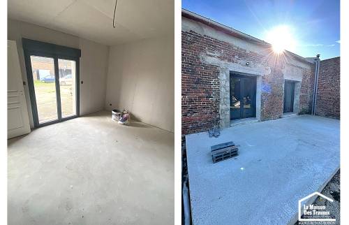 Dalle intérieure et extérieure