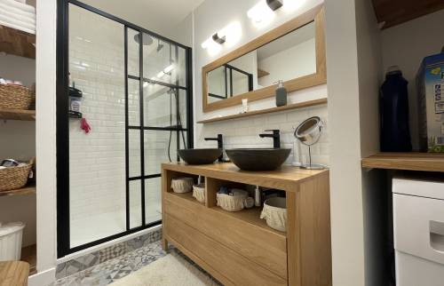 Rénovation de salle de bain pour un look industriel à Igny (91)