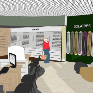 Boutique d'optique - Georgia CROZET - La Maison Des Architectes