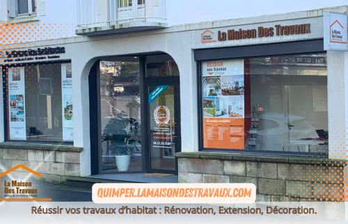 Transformation Spectaculaire de l'Agence La Maison Des Travaux à Quimper
