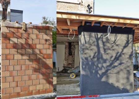 Isolation de la structure (avant-après)