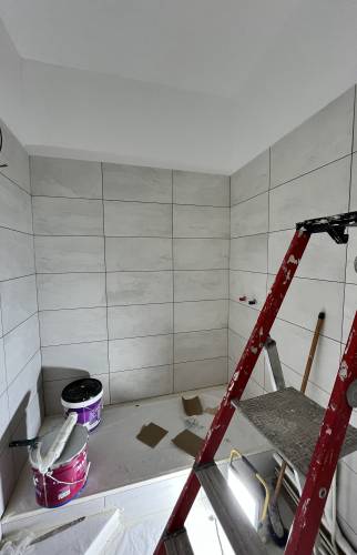 Salle de bain travaux en cours