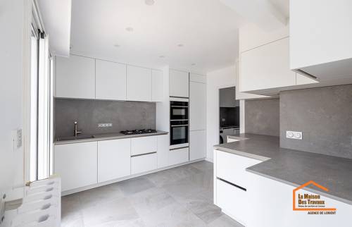 aménagement cuisine maison des travaux Concarneau
