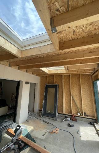 Extension 20 m2 Mur Ossature Bois à Treillières près de Nantes (44)