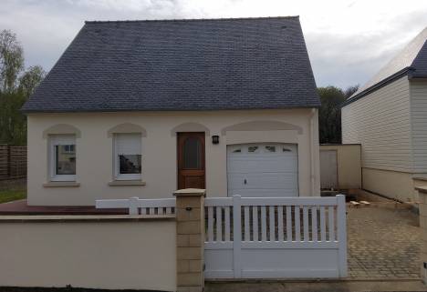 Maison à Trégueux avant travaux de ravalement et d'extension maçonnée