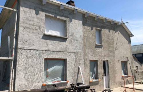 Façade de la maison avant travaux à Deauville