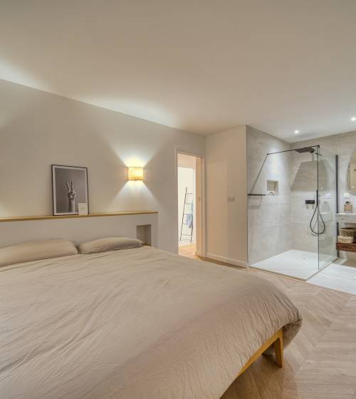 vue d'ensemble de la nouvelle chambre parentale