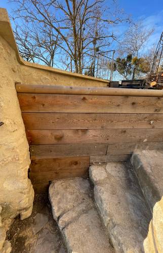 renovation escalier extéérieur à la chaux la maison des travaux Manosque