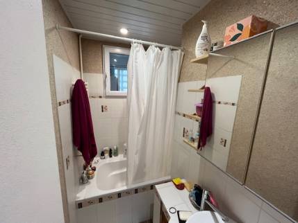 Ancienne salle de bain avant travaux de rénovation - Nantes 44