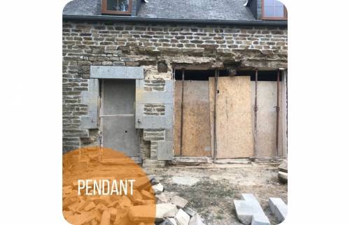 Rénovation extérieure d'une longère