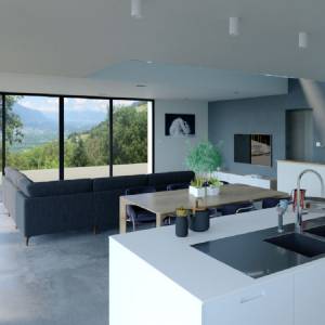 Maison contemporaine - France Denans - La Maison Des Architectes