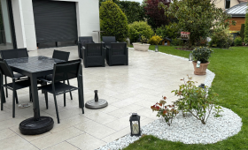 Aménagement et agrandissement de terrasse à Roumare (76480)