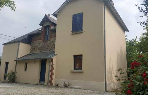 Ravalement - enduis gratté - maisons Saint-Briac