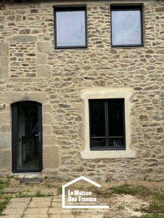 façade maison pierre avant rénovation