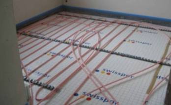 Installation d'un plancher chauffant
